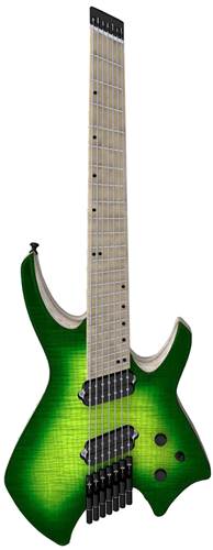 Ormsby Goliath GTR 7 Moore Edition Flame Maple Green Burst