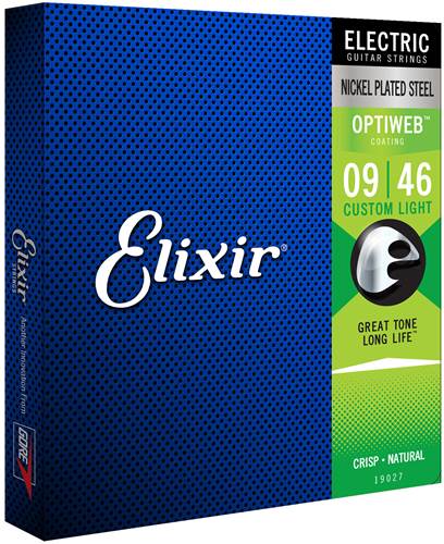 Elixir Optiweb Electric Custom Light Gauge 009-046