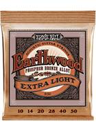 Ernie Ball 2150 Earthwood Acoustic Extra Light 10-50