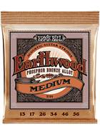 Ernie Ball 2144 Earthwood Acoustic Medium 13-56