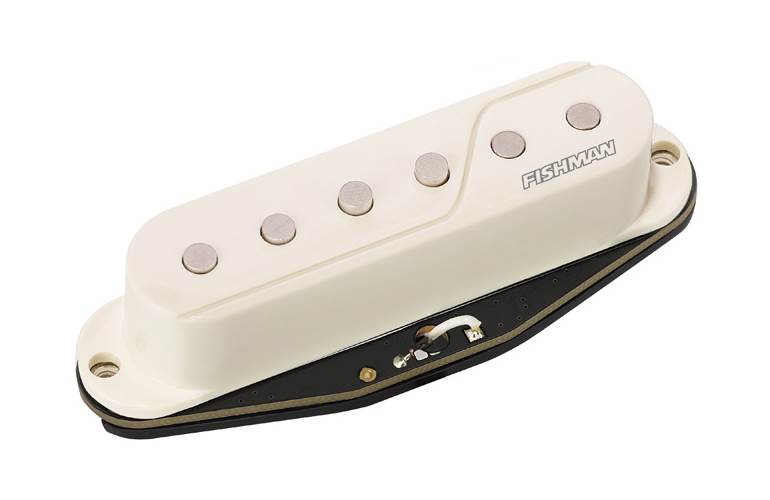 Fishman PRF-STR-WH1 Fluence Multi Voice Pick Up - Single Width For St - White Fishman PRF-STR-WH1 Fluence Multi Voice Pick Up - Single Width For St - White