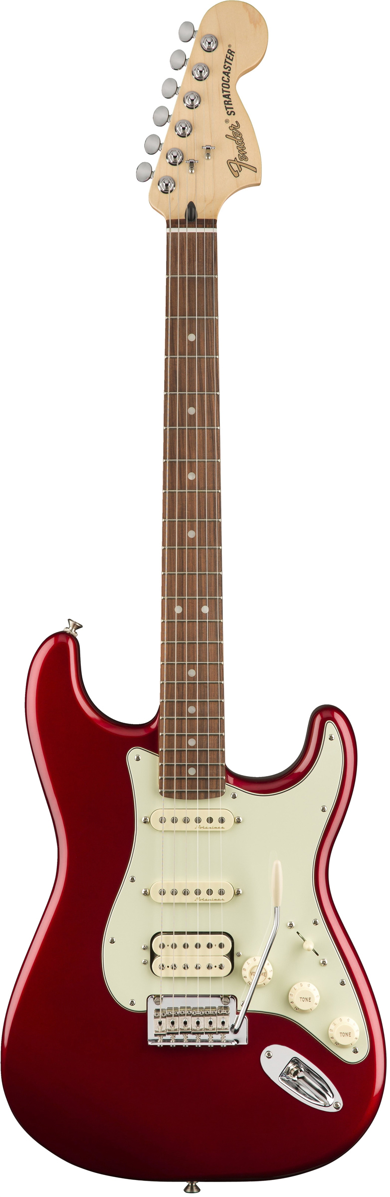 Fender Deluxe Stratocaster HSS Candy Apple Red Pau Ferro Fingerboard
