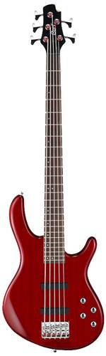 Cort Action V Plus 5 String Bass Trans Red