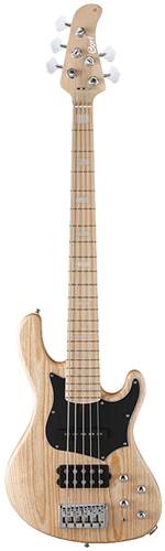 Cort GB75 Natural Open Pore 5 String Bass