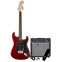 Squier Affinity Strat HSS Starter Pack Candy Apple Red Front View