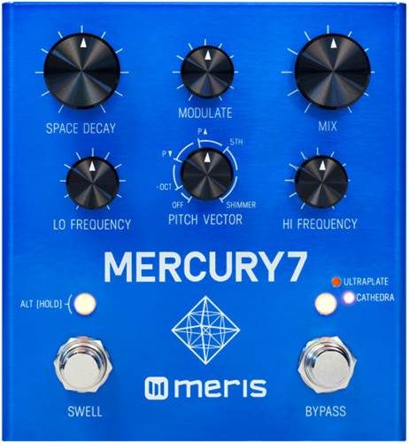 Meris Mercury7 Reverb Pedal Meris Mercury7 Reverb Pedal
