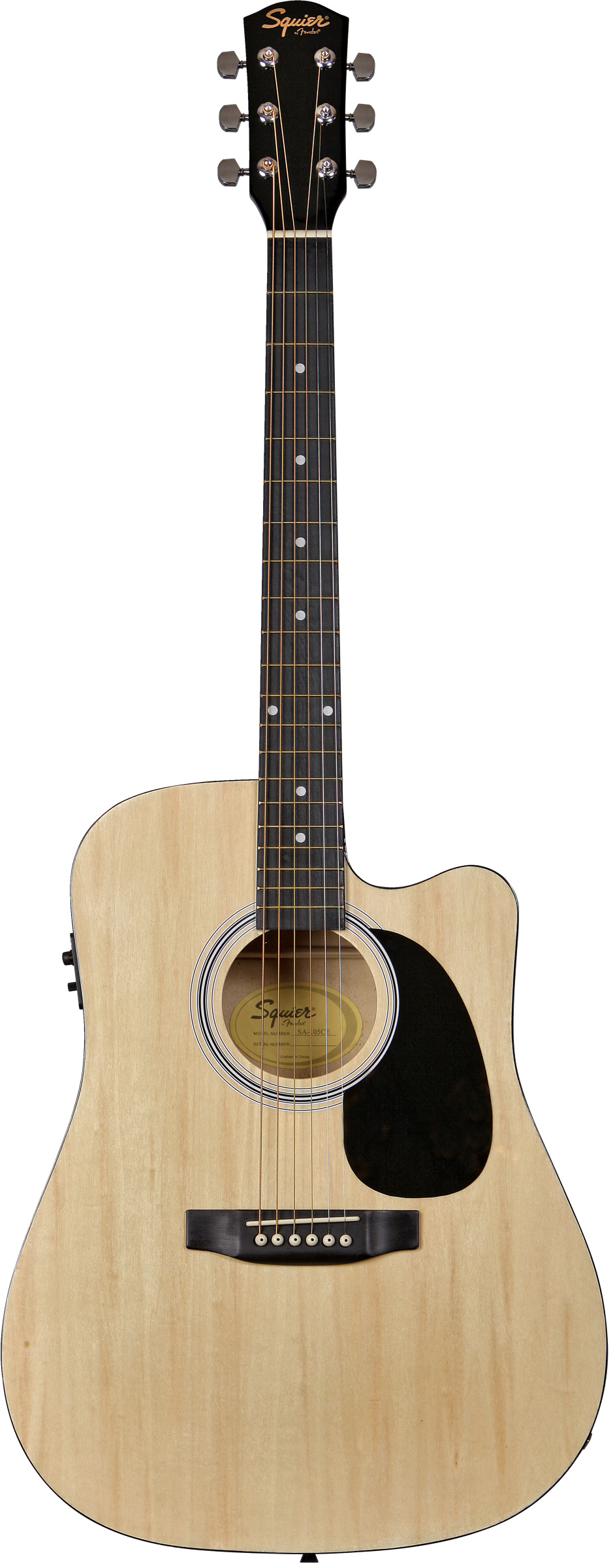 Squier SA-105CE Electro Acoustic Dreadnought Cutaway Natural