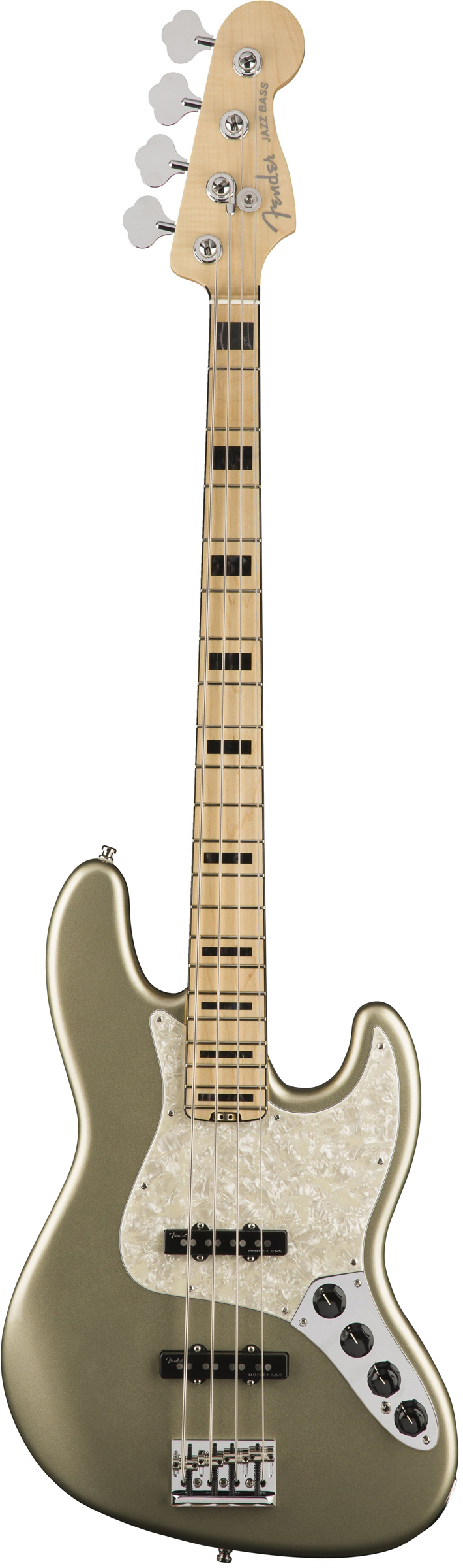 Fender American Elite Jazz Bass Champagne MN