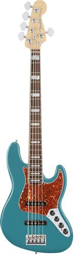 Fender American Elite Jazz Bass V Ocean turquoise EB