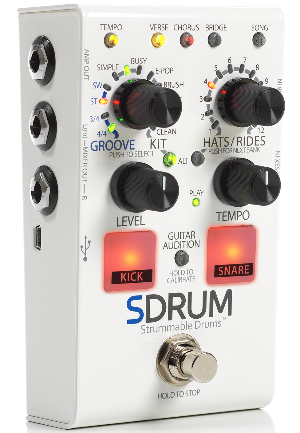 Digitech SDRUM Strummable Drums | guitarguitar