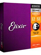 Elixir Acoustic Nanoweb Light 12-53