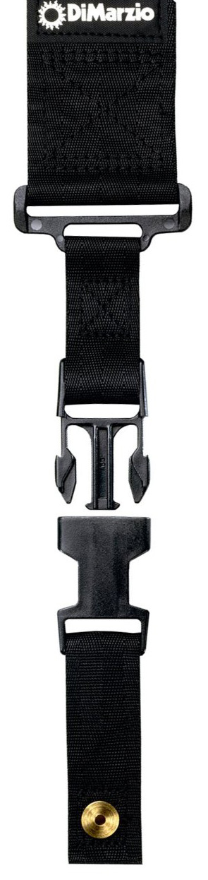 DiMarzio DD2200BK ClipLock Strap Nylon Black