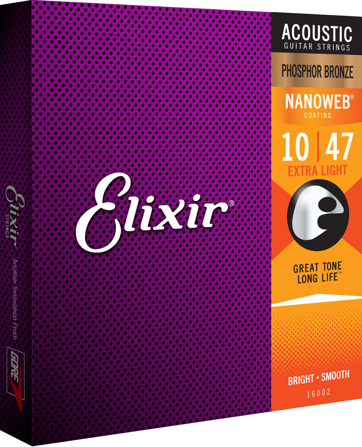 Elixir Nanoweb Phosphor Bronze Set Gauge 10-47