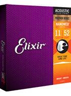 Elixir Nanoweb Phosphor Bronze Acoustic Custom Light 11-52