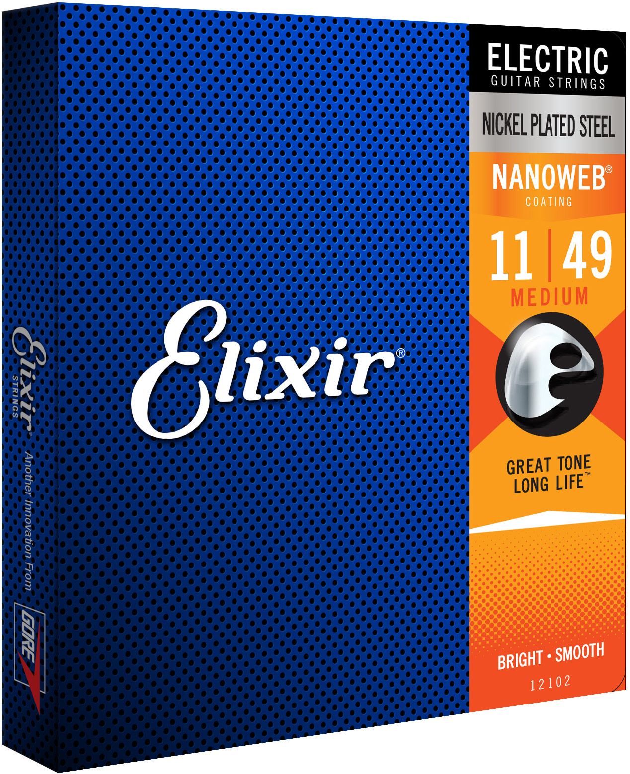 Elixir Nanoweb Electric Medium Gauge 11-49