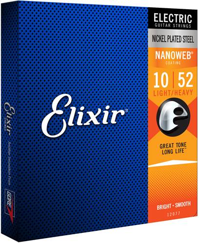 Elixir Nanoweb Electric Hybrid Gauge 10-52 Elixir Nanoweb Electric Hybrid Gauge 10-52