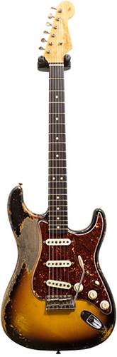 Fender Custom Shop 1963 Strat Heavy Relic Faded 3 Tone Sunburst Master Built by Dale Wilson