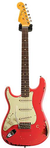 Fender Custom Shop Michael Landau 1963 Relic Strat Fiesta Red over 3TS LH