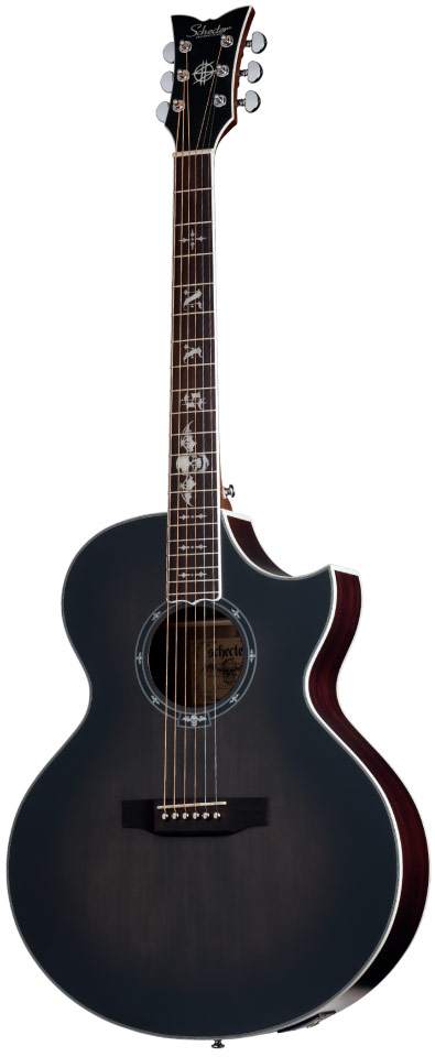 Schecter Synyster Gates-GA SC-Acoustic Trans Black Burst