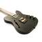 James Trussart Deluxe SteelCaster Black Roses Engraved Top and Headstock #16040 Back View