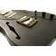 James Trussart Deluxe SteelCaster Black Roses Engraved Top and Headstock #16040 Back View