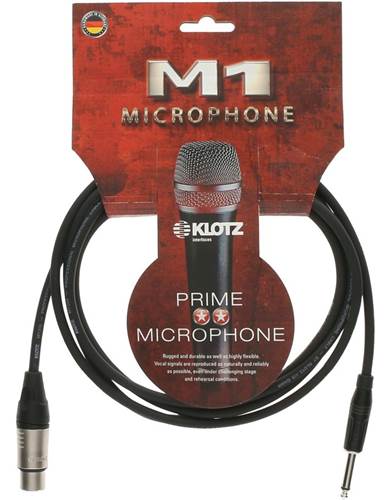 Klotz M1FS1K0300 FMXLR-Jack 3m Mic Cable Klotz M1FS1K0300 FMXLR-Jack 3m Mic Cable