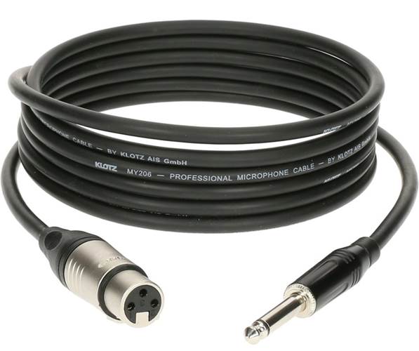 Klotz M1FS1K0300 FMXLR-Jack 3m Mic Cable Klotz M1FS1K0300 FMXLR-Jack 3m Mic Cable