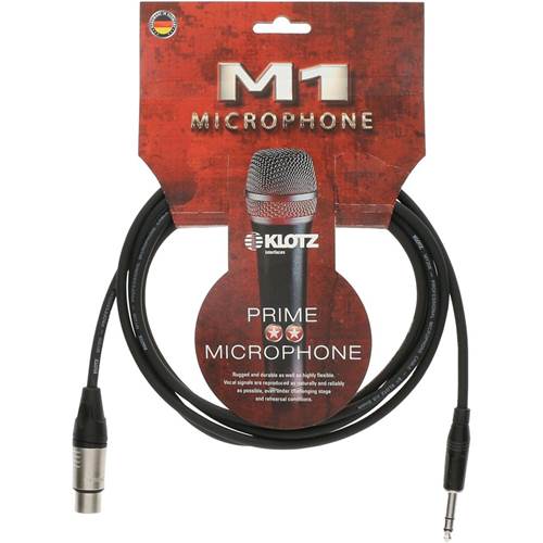 Klotz M1FS1K1000 10m Female XLR - Balanced Male Jack Klotz M1FS1K1000 10m Female XLR - Balanced Male Jack