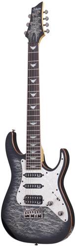 Schecter Banshee-7 Extreme Charcoal Burst