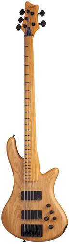 Schecter Stiletto Session-5 Fretless Aged Natural Satin Schecter Stiletto Session-5 Fretless Aged Natural Satin
