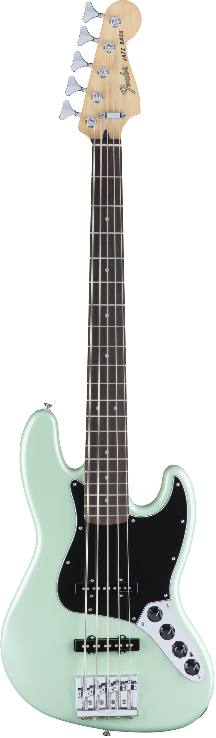 Fender Deluxe Active Jazz Bass V PF Surf Pearl | guitarguitar