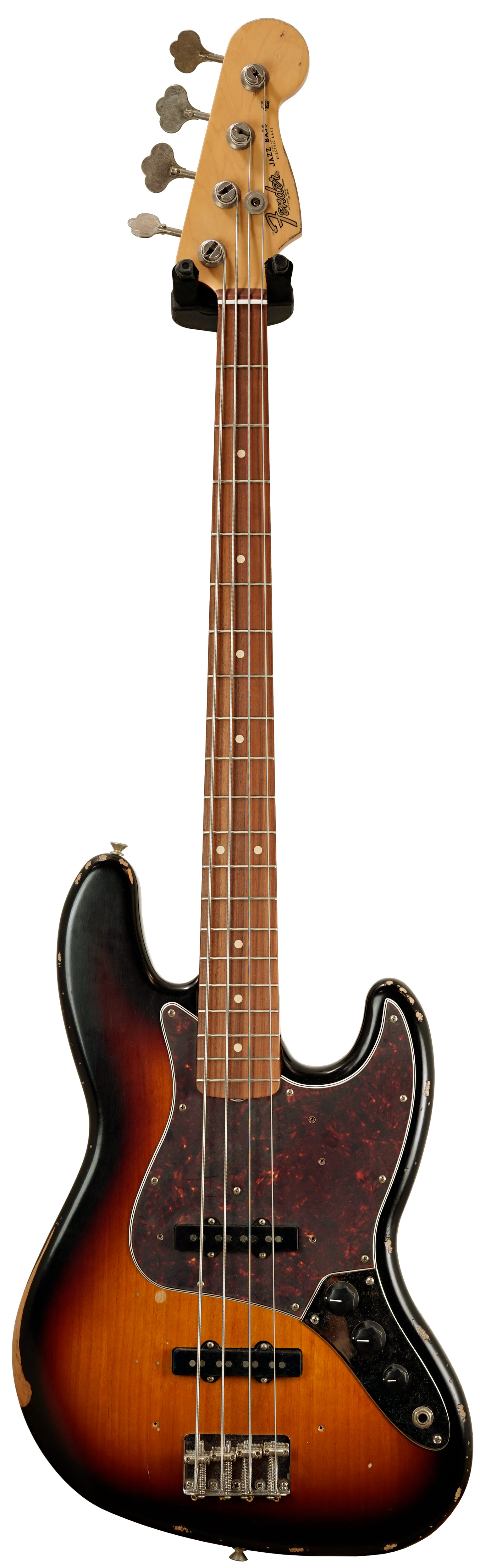 Fender Road Worn 60s Jazz Bass PF 3 Tone Sunburst | guitarguitar