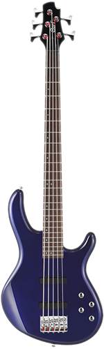 Cort Action V Plus 5 String Bass Blue Metallic