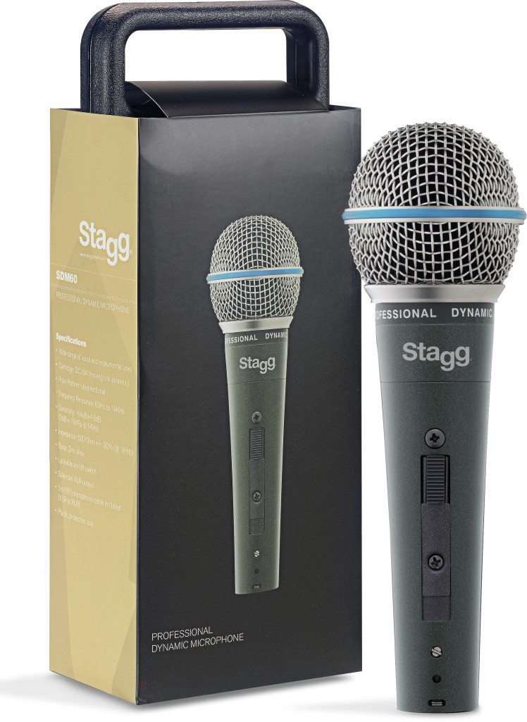 Stagg SDM60 Dynamic Cardioid Microphone