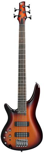 Ibanez SR375EL Left-Handed 5-String Bass Aged Whiskey Burst Ibanez SR375EL Left-Handed 5-String Bass Aged Whiskey Burst
