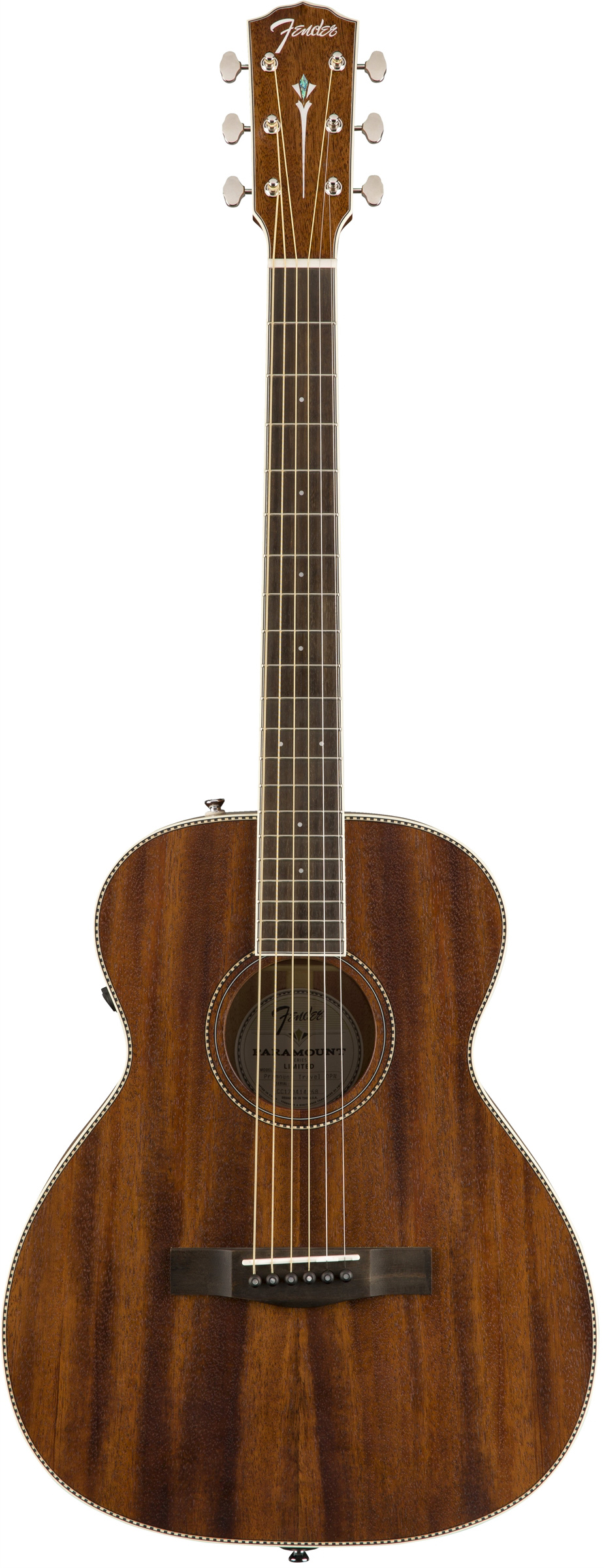 Fender Paramount PM-TE Travel All Mahogany Natural