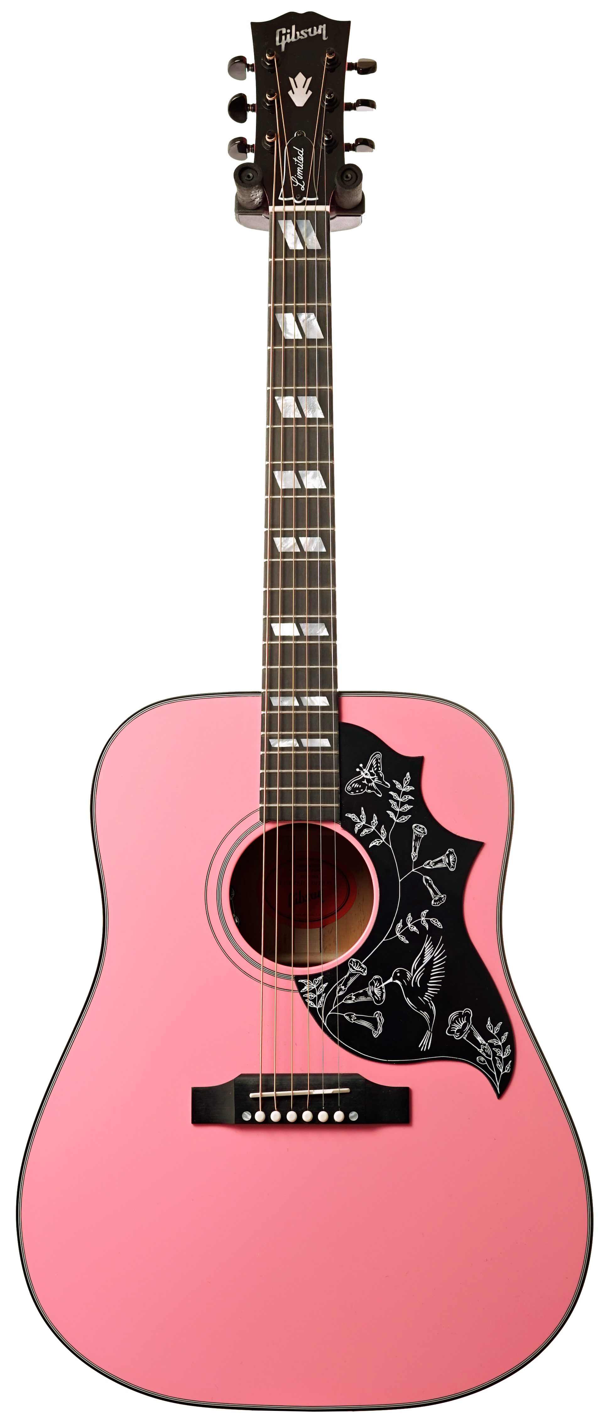 gibson hummingbird techno pink