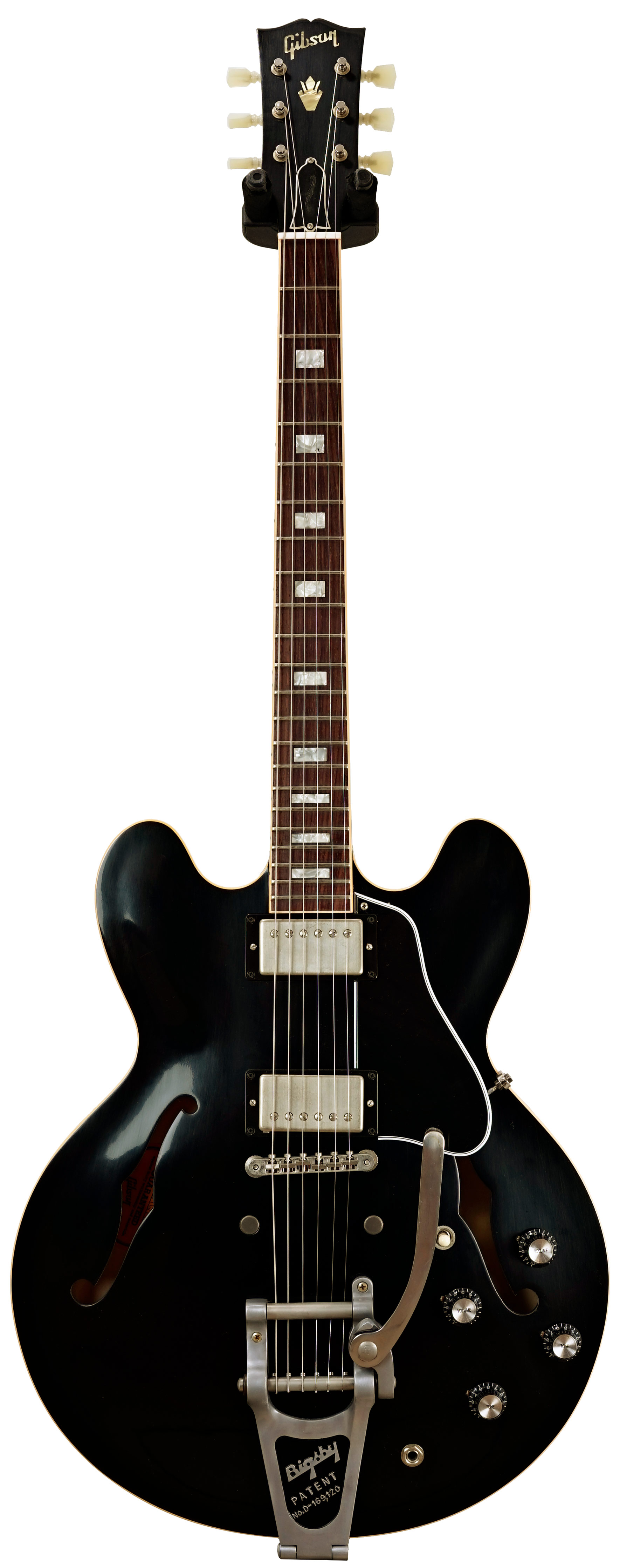 Gibson ES-335 Anchor Stud Bigsby VOS Antique Ebony 2018