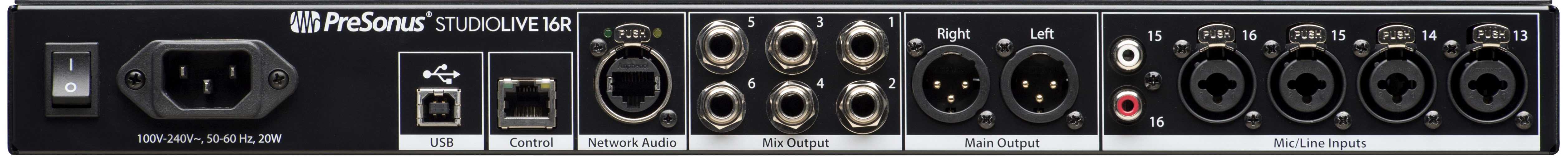 Presonus SL16R Studiolive Series III Rack Mount Mixer