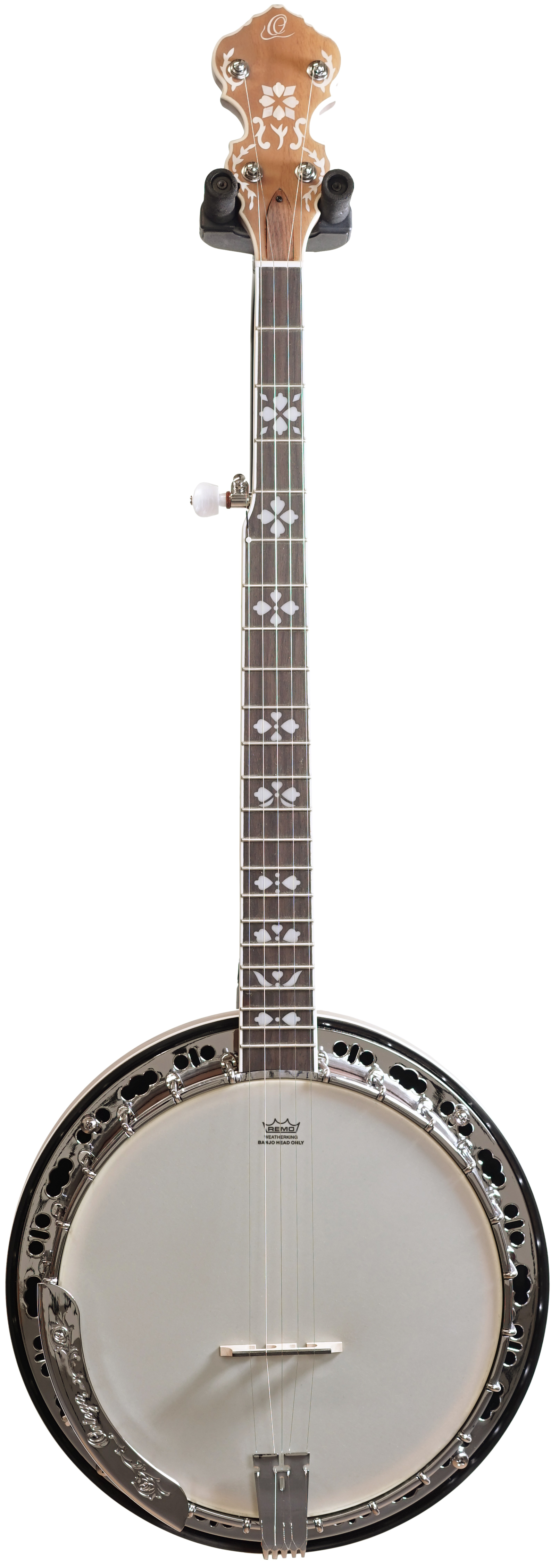 Banjo Ortega Falcon Series Con Custodia Morbida - Fade Red - Con Pickup E Controllo Volume