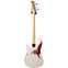 Fender Custom Shop 59 P Bass Heavy Relic Olympic White over Candy Apple Red Back View