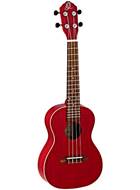 Ortega Earth Series Concert Ukulele Fire Red