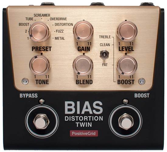 Positive Grid BIAS Distortion Twin 2 Button Pedal