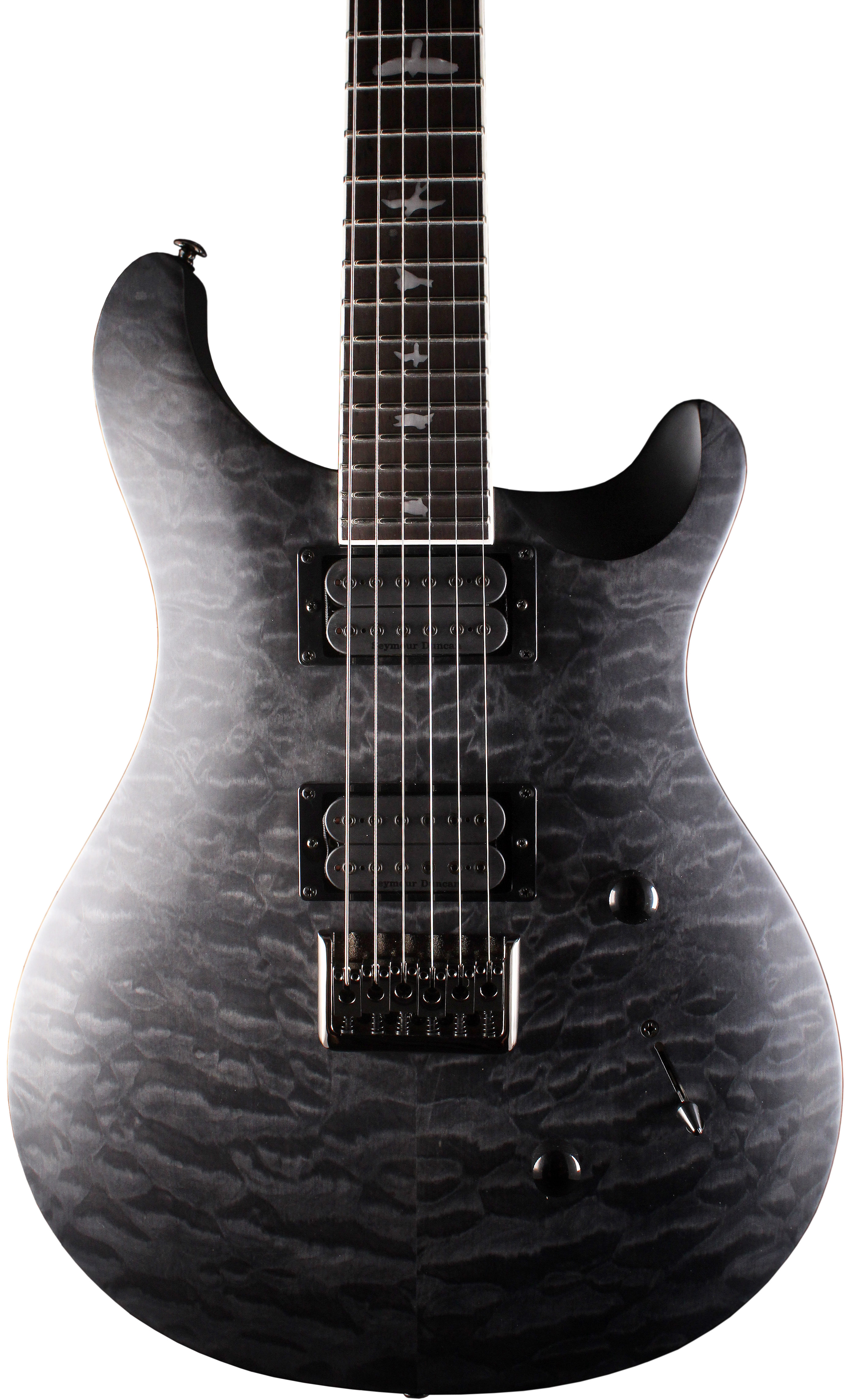 prs se mark holcomb grey black satin