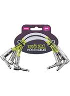 Ernie Ball 6051 6 Inch Patch Cable - 3 Pack