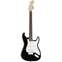 Squier Bullet Stratocaster Black SSS Hardtail Front View