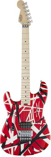 EVH Striped Series Red/Black/White Left Handed