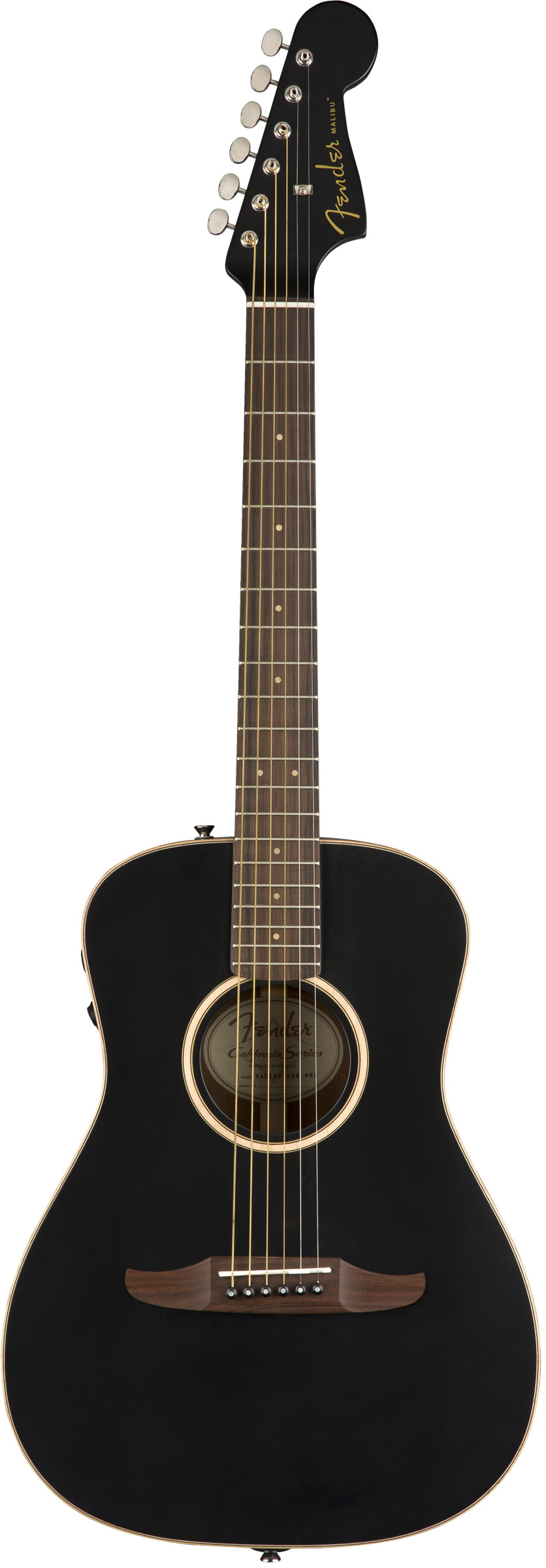Fender California Series Malibu Special Matte Black 
