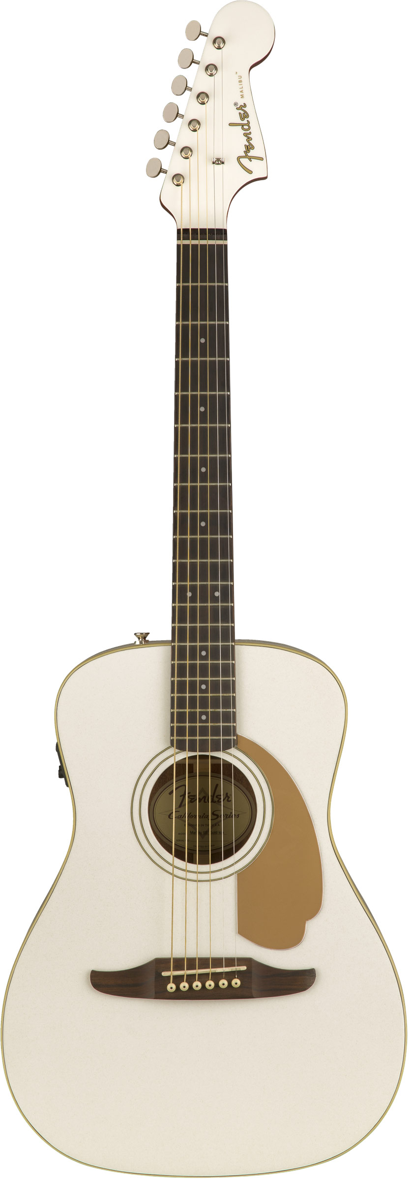 Fender California Series Malibu Player Arctic Gold