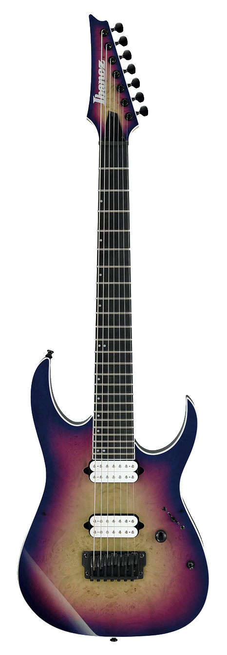 Ibanez RGIX7FDLB-NLB Iron Label 7 String Northern Lights Burst